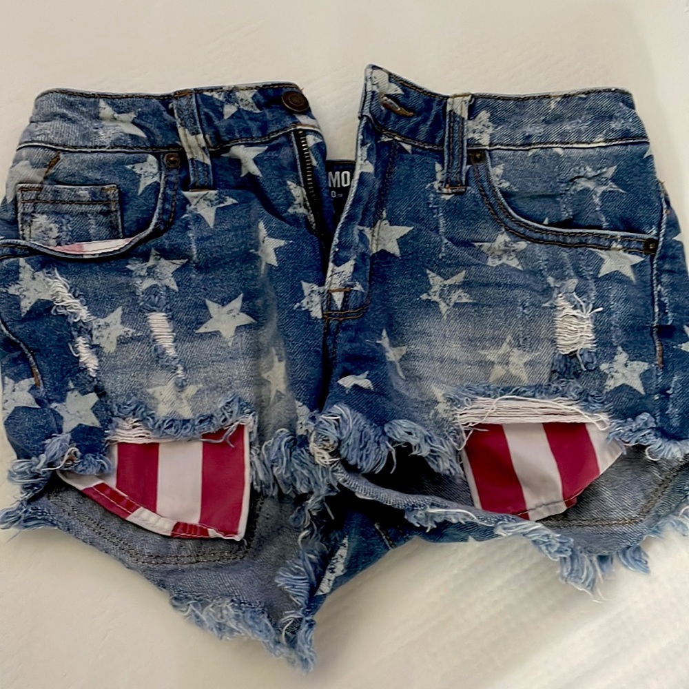 Blue High rise shorts mossimo supply